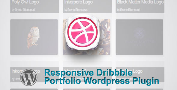 Responsive Dribbble Portfolio Wordpress Plugin Preview - Rating, Reviews, Demo & Download