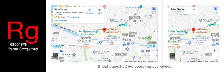 Responsive Iframe GoogleMap Preview Wordpress Plugin - Rating, Reviews, Demo & Download