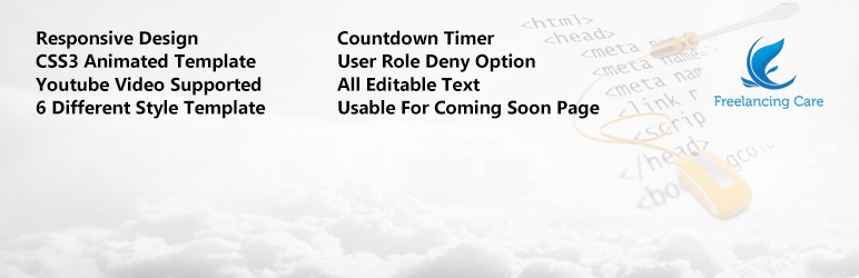 Responsive Maintenance Pro With Countdown Preview Wordpress Plugin - Rating, Reviews, Demo & Download