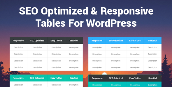 Responsive Seo Schema Tables Preview Wordpress Plugin - Rating, Reviews, Demo & Download