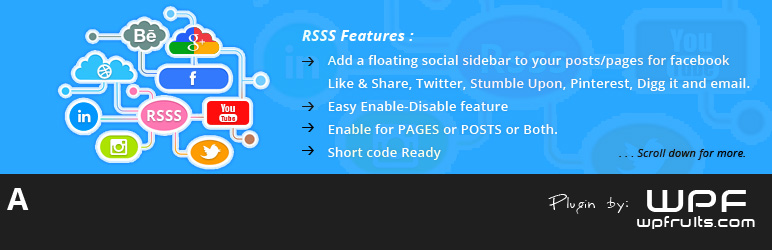 Responsive Social Sidebar Share Preview Wordpress Plugin - Rating, Reviews, Demo & Download