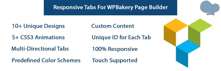 Responsive Tabs For WPBakery Page Builder (formerly Visual Composer) Preview Wordpress Plugin - Rating, Reviews, Demo & Download
