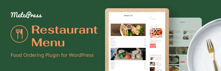 Restaurant Menu And Food Ordering Preview Wordpress Plugin - Rating, Reviews, Demo & Download