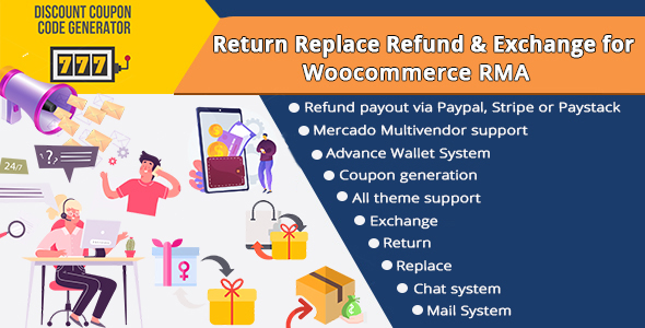 Return Replace Refund & Exchange For WooCommerce RMA Preview Wordpress Plugin - Rating, Reviews, Demo & Download