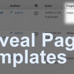 Reveal Page Templates