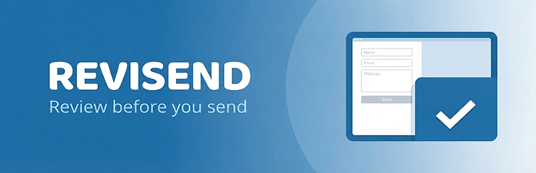 Revisend For Contact Form 7 Preview Wordpress Plugin - Rating, Reviews, Demo & Download