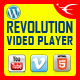 Revolution Video Player With Bottom Playlist WordPress Plugin – YouTube/Vimeo/Self-Hosted Support