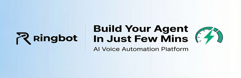 Ringbot AI Chat Voice Agent Preview Wordpress Plugin - Rating, Reviews, Demo & Download
