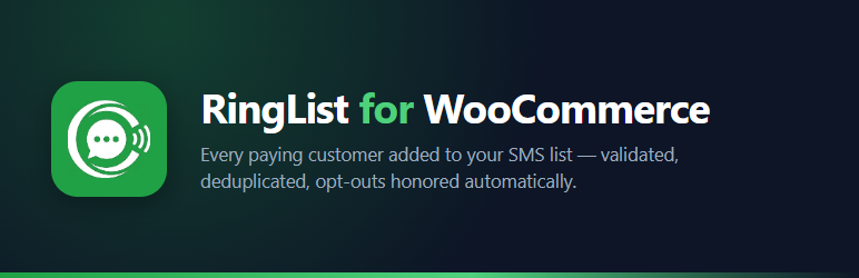 RingList For WooCommerce Preview Wordpress Plugin - Rating, Reviews, Demo & Download