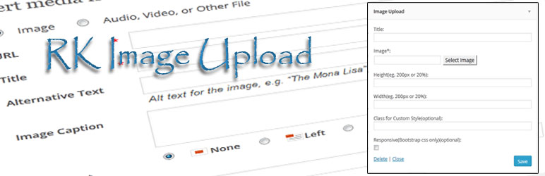 Rk Image Upload Preview Wordpress Plugin - Rating, Reviews, Demo & Download