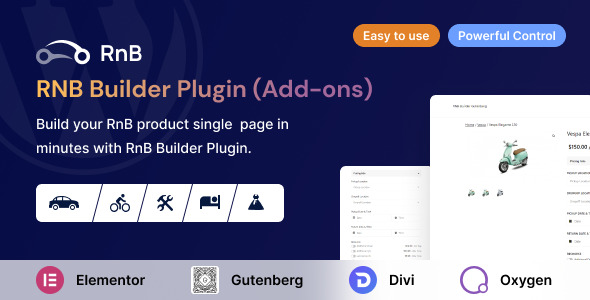 RnB Builder – Product Single Page Builder For RnB (Add-on) Preview Wordpress Plugin - Rating, Reviews, Demo & Download