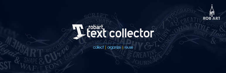 RobArt Text Collector Preview Wordpress Plugin - Rating, Reviews, Demo & Download