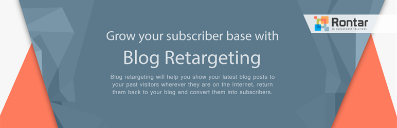 Rontar Blog Retargeting Preview Wordpress Plugin - Rating, Reviews, Demo & Download