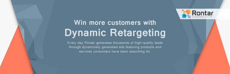 Rontar Dynamic Retargeting For WooCommerce Preview Wordpress Plugin - Rating, Reviews, Demo & Download