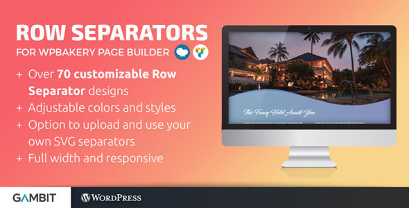 Row Separators For WPBakery Page Builder (formerly Visual Composer) Preview Wordpress Plugin - Rating, Reviews, Demo & Download