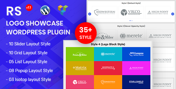RS Logo Showcase – Logo Showcase WordPress Plugin Preview - Rating, Reviews, Demo & Download