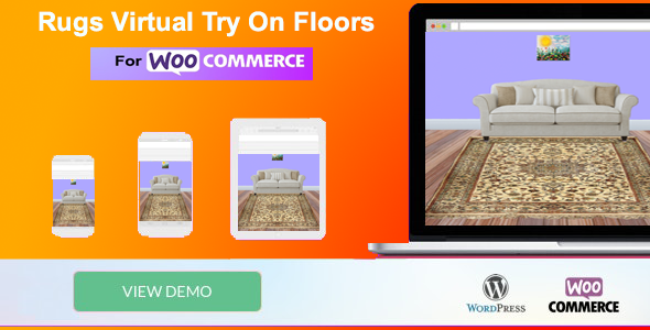 Rugs Virtual Try On Floors | WooCommerce WordPress Preview - Rating, Reviews, Demo & Download