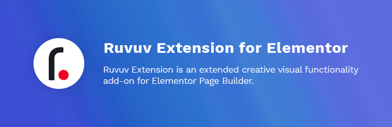 Ruvuv Extension For Elementor Preview Wordpress Plugin - Rating, Reviews, Demo & Download