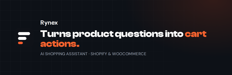 Rynex AI For WooCommerce Preview Wordpress Plugin - Rating, Reviews, Demo & Download