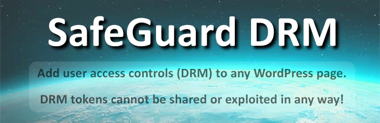 SafeGuard DRM Preview Wordpress Plugin - Rating, Reviews, Demo & Download