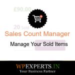 Sales Count Manager For WooCommerce