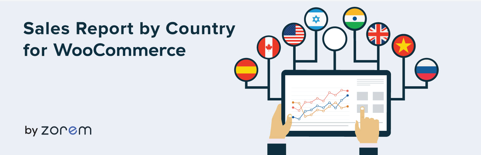 Sales Report By Country For WooCommerce Preview Wordpress Plugin - Rating, Reviews, Demo & Download