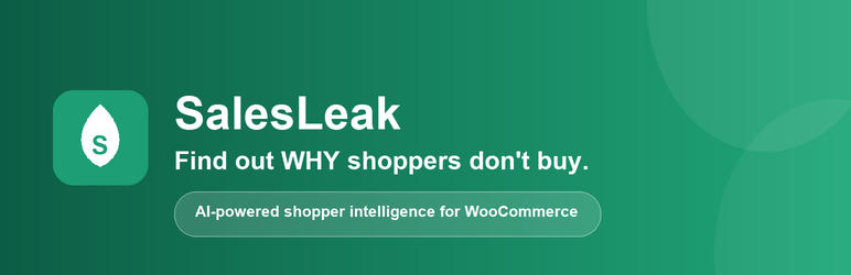 SalesLeak Preview Wordpress Plugin - Rating, Reviews, Demo & Download