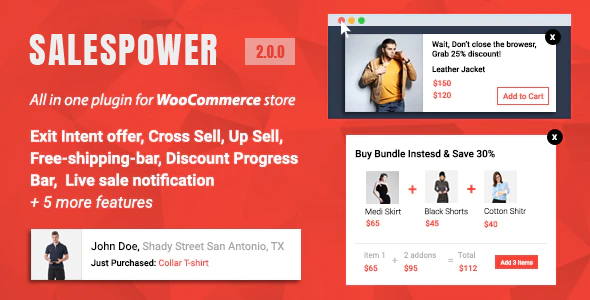 SalesPower WooCommerce Addon Preview Wordpress Plugin - Rating, Reviews, Demo & Download