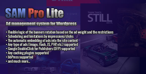 SAM Pro Lite Preview Wordpress Plugin - Rating, Reviews, Demo & Download