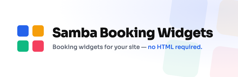 Samba Booking Widgets Preview Wordpress Plugin - Rating, Reviews, Demo & Download