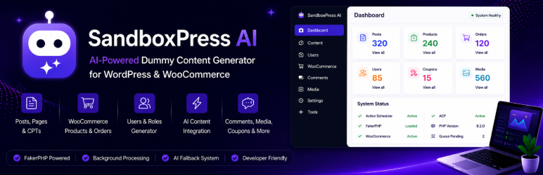 SandboxPress AI Preview Wordpress Plugin - Rating, Reviews, Demo & Download