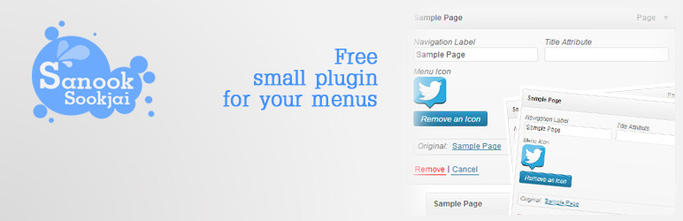 SanookSookjai Menu Icon Preview Wordpress Plugin - Rating, Reviews, Demo & Download