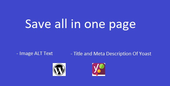 Save All In One Page WordPress Plugin Preview - Rating, Reviews, Demo & Download