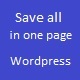 Save All In One Page WordPress Plugin