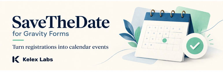 SaveTheDate For Gravity Forms Preview Wordpress Plugin - Rating, Reviews, Demo & Download