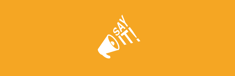 Say It! Preview Wordpress Plugin - Rating, Reviews, Demo & Download