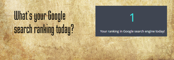 SC Google Ranking Preview Wordpress Plugin - Rating, Reviews, Demo & Download