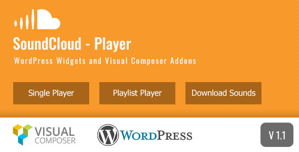 SC Media – SoundCloud Widgets And Visual Composer Addons Preview Wordpress Plugin - Rating, Reviews, Demo & Download