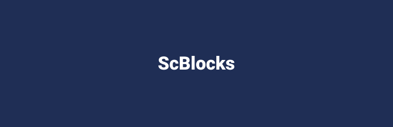 ScBlocks – Page Builder Gutenberg Blocks Preview Wordpress Plugin - Rating, Reviews, Demo & Download