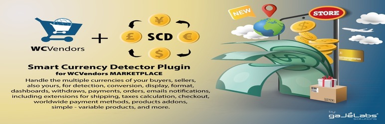 SCD – Smart Currency Detector – Premium Variant For WcVendor Preview Wordpress Plugin - Rating, Reviews, Demo & Download