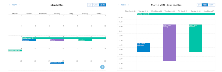 Scheduler Widget Preview Wordpress Plugin - Rating, Reviews, Demo & Download