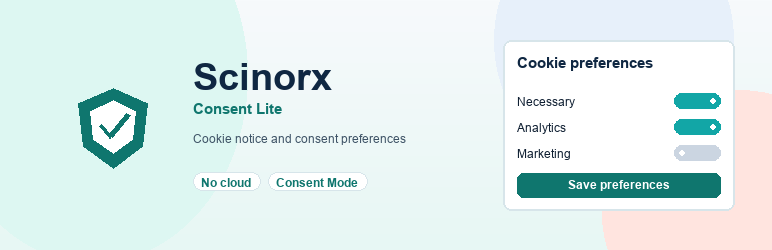 Scinorx Consent Lite Preview Wordpress Plugin - Rating, Reviews, Demo & Download