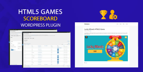 Scoreboard For HTML5 Games Preview Wordpress Plugin - Rating, Reviews, Demo & Download