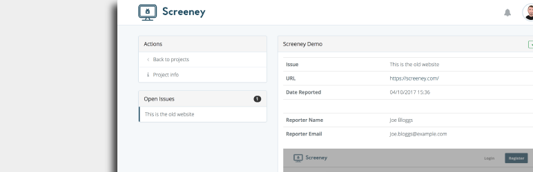 Screeney Preview Wordpress Plugin - Rating, Reviews, Demo & Download
