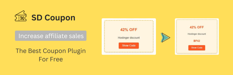 SD Coupon Preview Wordpress Plugin - Rating, Reviews, Demo & Download