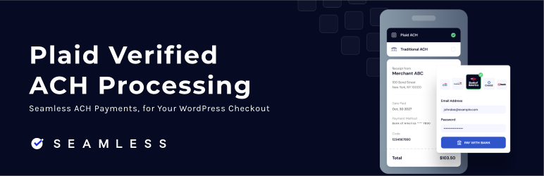 Seamless ACH Preview Wordpress Plugin - Rating, Reviews, Demo & Download