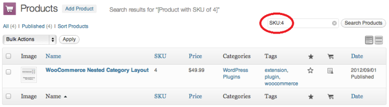 Search Order By SKU Preview Wordpress Plugin - Rating, Reviews, Demo & Download