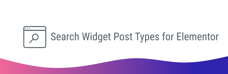 Search Widget Post Types For Elementor Preview Wordpress Plugin - Rating, Reviews, Demo & Download