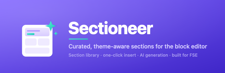 Sectioneer Preview Wordpress Plugin - Rating, Reviews, Demo & Download