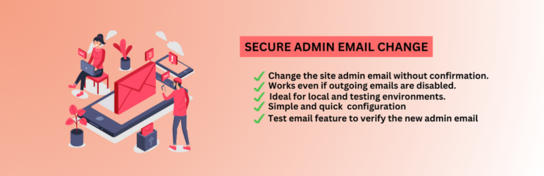 Secure Admin Email Change Preview Wordpress Plugin - Rating, Reviews, Demo & Download